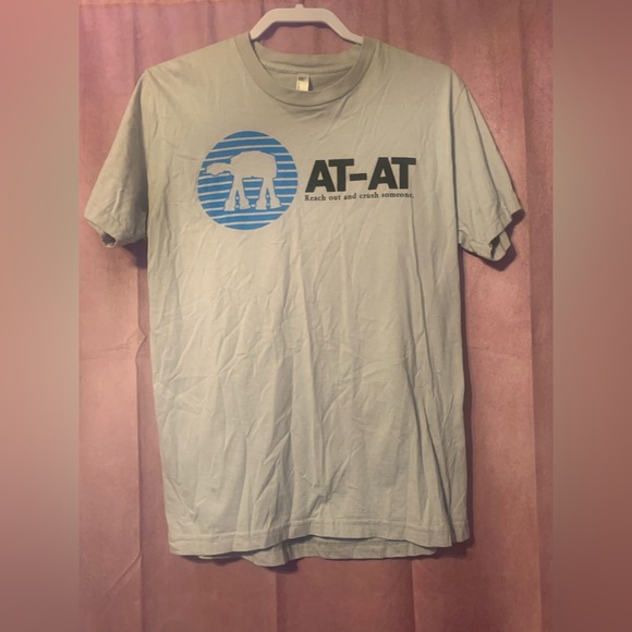 Star Wars AT-AT Crush Someone T Shirt American Apparel size medium - Picture 2 of 5